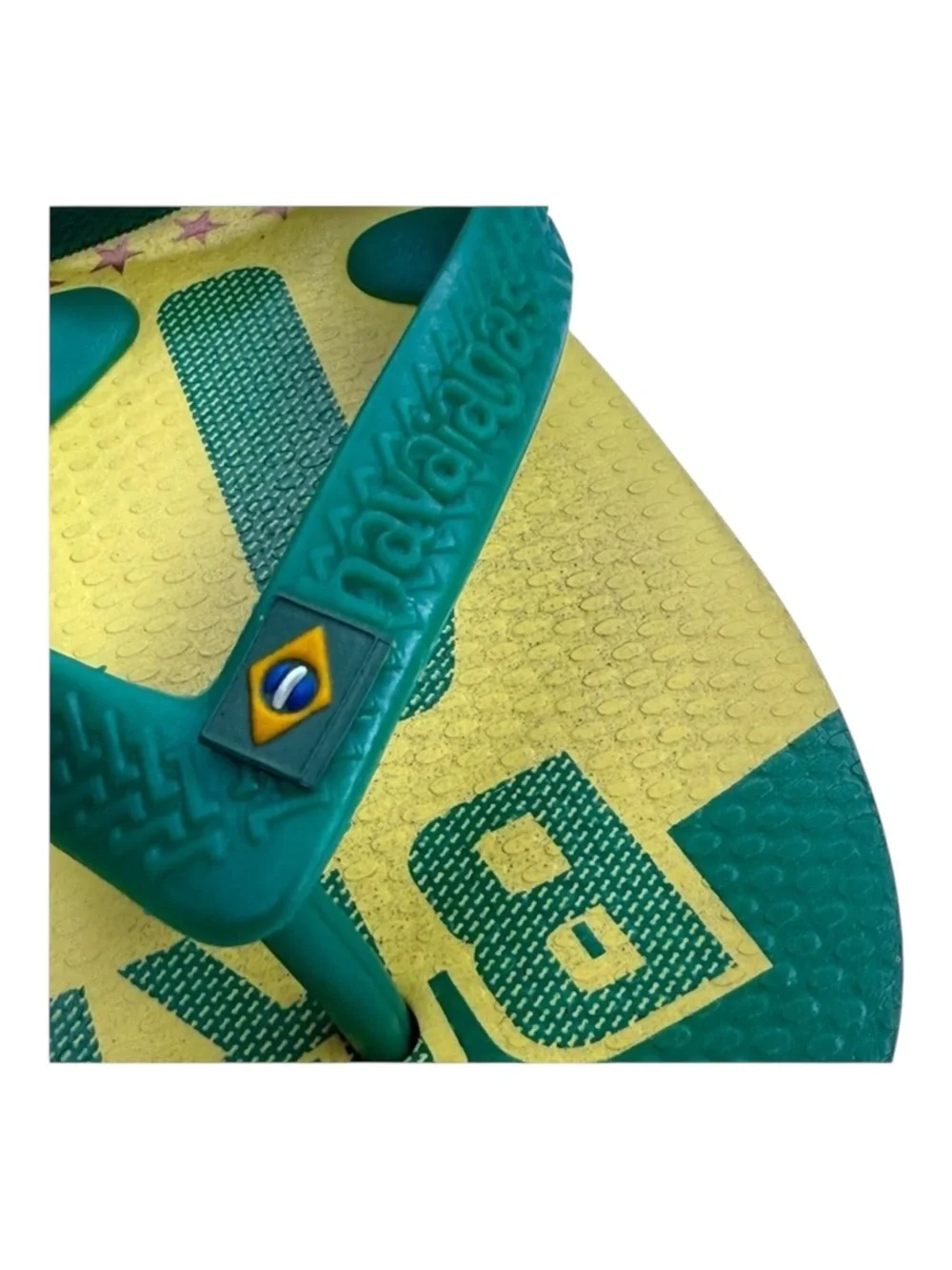 new Havaianas ✪ Ltd Ed FIFA World Cup Walker Sandal ✪ Brazil Yellow Green ✪ 6
